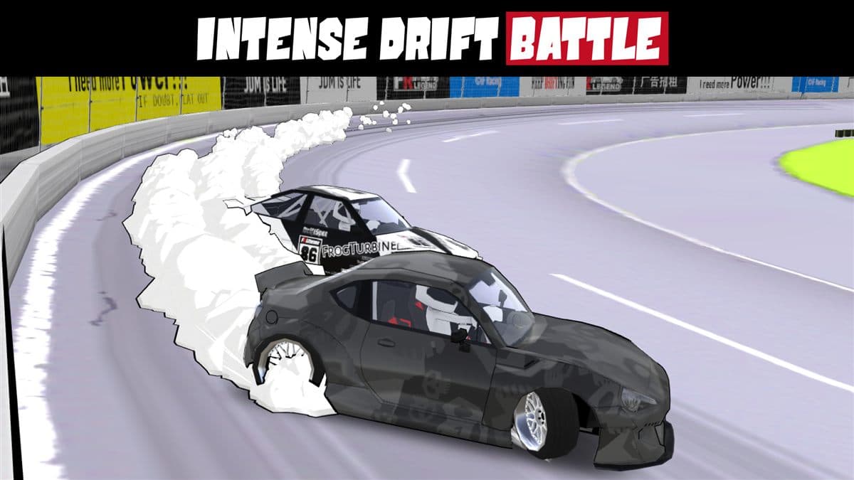 FR Legends Mod APK garage showing customized drift car and full car roster